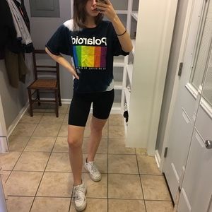 Tie-Dye Polaroid Crop Top